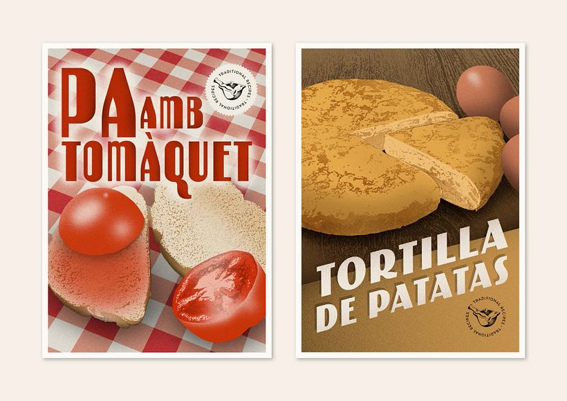 Postkarten mit traditionellen Rezepten 6