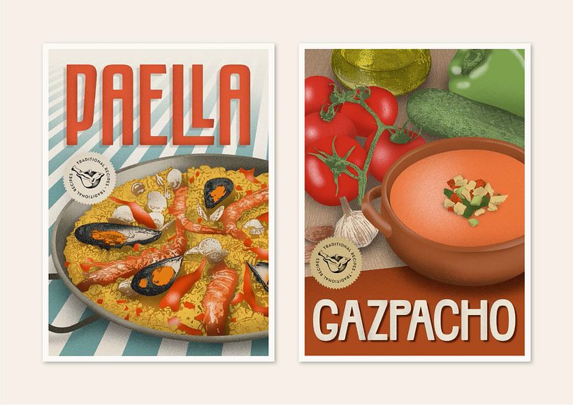 Postkarten mit traditionellen Rezepten 7