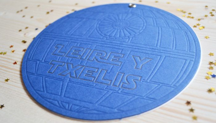 Invitación de Boda inspirada en STAR WARS 0