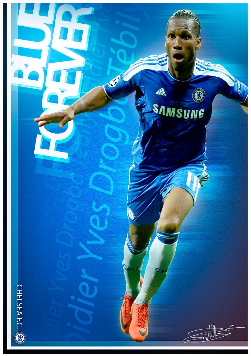 Póster Didier Drogba_ChelseaFC 1