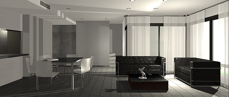 Conjunto viviendas - maquetas 3D 3