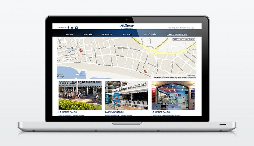 Diseño Web - La Ibense - Fotografi