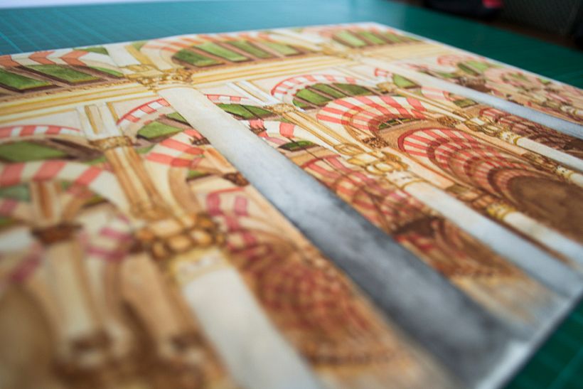 Acuarela: Mezquita de Córdoba 9