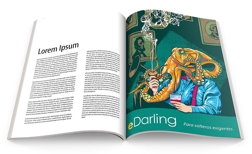 eDarling: Mi Proyecto del curso Ilustra con garra y vencerás 1