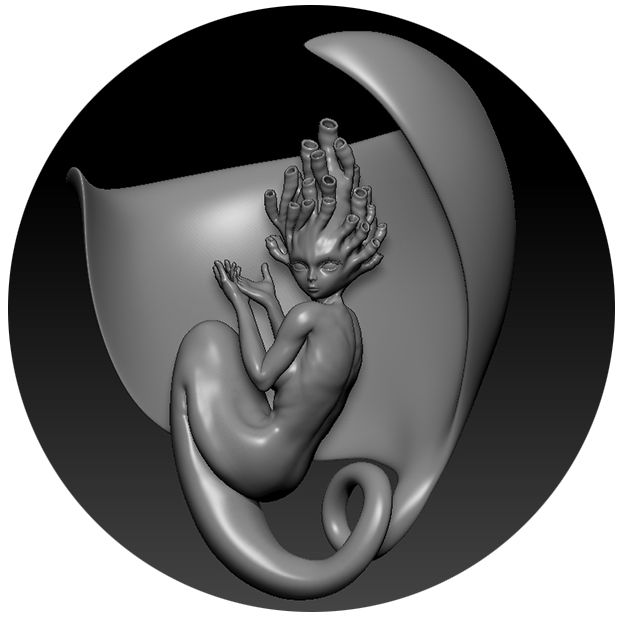 Mermaid WIP Estrenando software 3