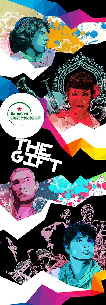 Carteles Heineken Music Selector 9