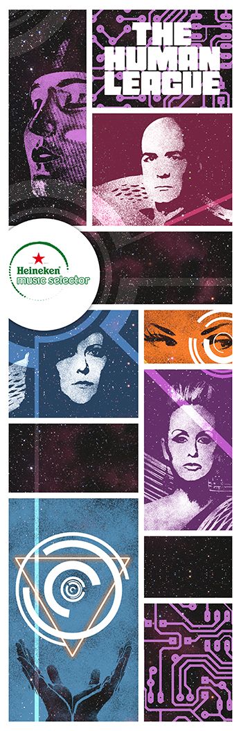 Carteles Heineken Music Selector 7