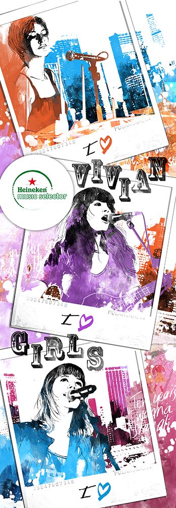 Carteles Heineken Music Selector 5