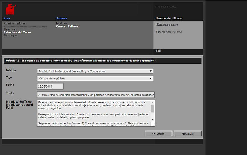 xHTML + CSS + jQuery + PHP + CMS (Gestor de Contenidos) - Elearning 7