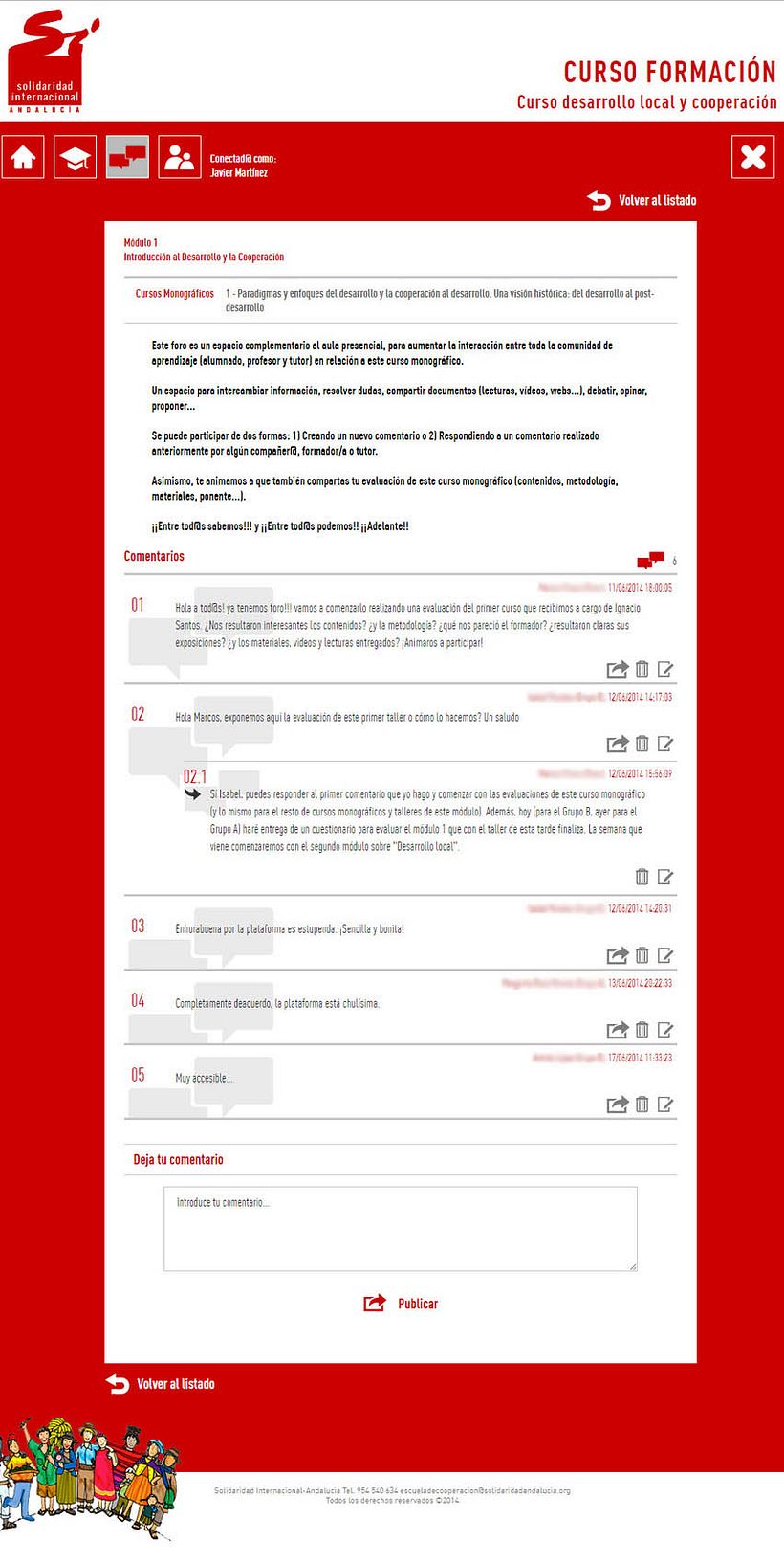 xHTML + CSS + jQuery + PHP + CMS (Gestor de Contenidos) - Elearning 5