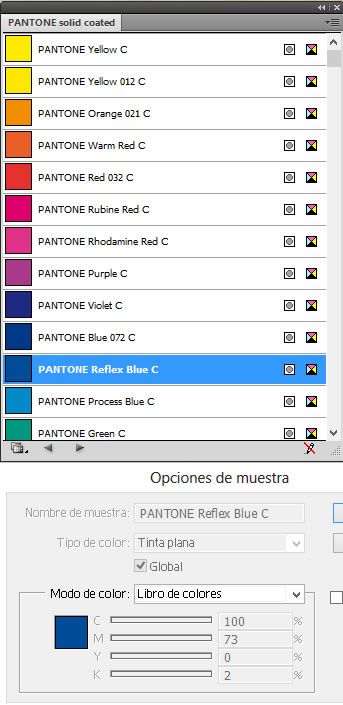Problema con Pantone Color Bridge 1