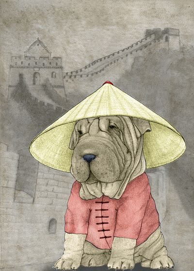 Perros con monumentos históricos 4