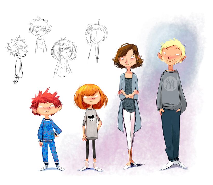 Character designs (II) 8