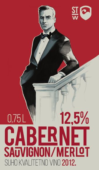 Ilustración en Etiquetas de vinos 3