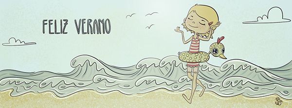 Portada Verano - Tradycyjna ilustracja
