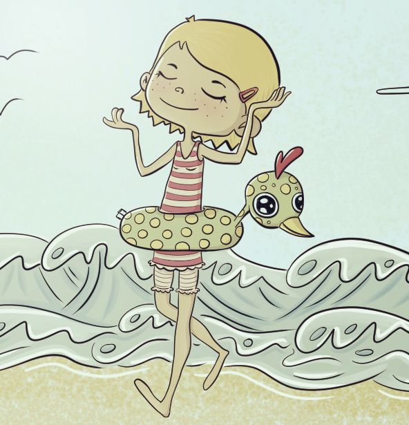 Portada Verano - Tradycyjna ilustracja