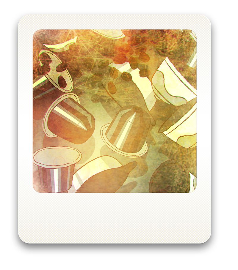 POLAROID,  ilustración digital, Photoshop 1