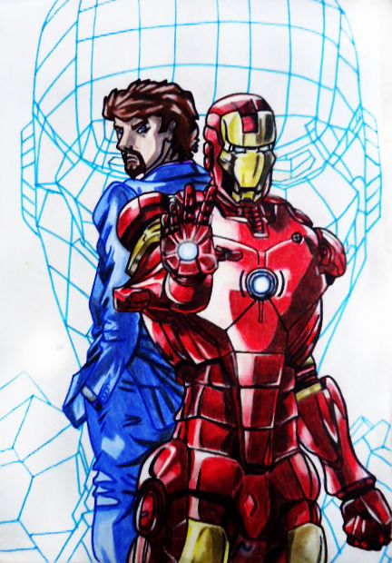 DIBUJO MANUAL CON LAPICES DE COLOR