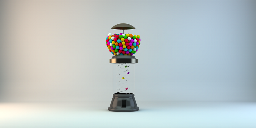 3D CANDY MACHINE ANIMATION 1