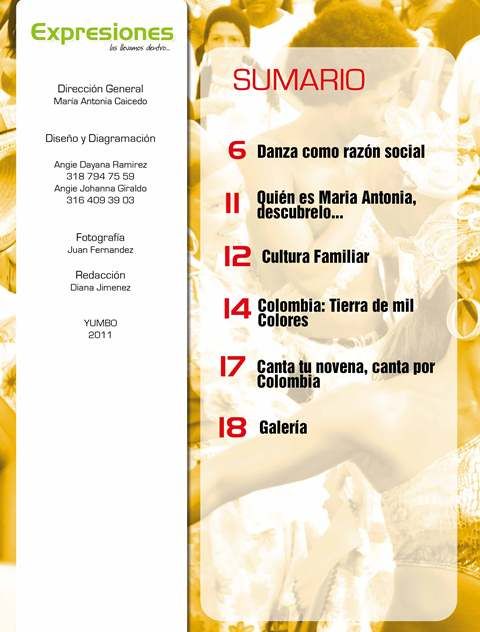 Editorial Revista Expresiones 5