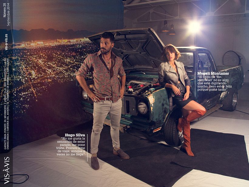 Hugo Silva & Megan Montaner para VIS-À-VIS 2