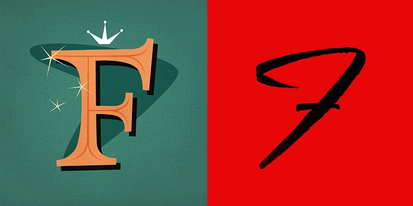 Schriftzug vs. Kalligrafie 4