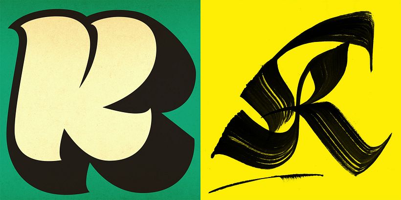 Schriftzug vs. Kalligrafie 7
