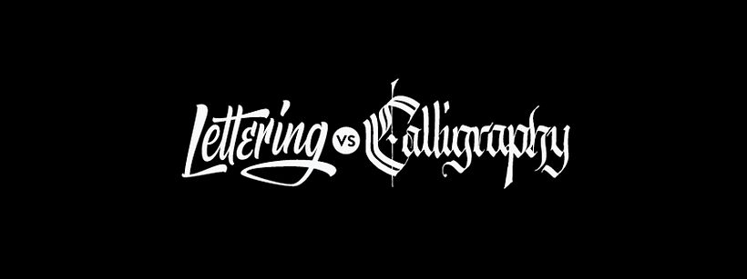 Schriftzug vs. Kalligrafie 0