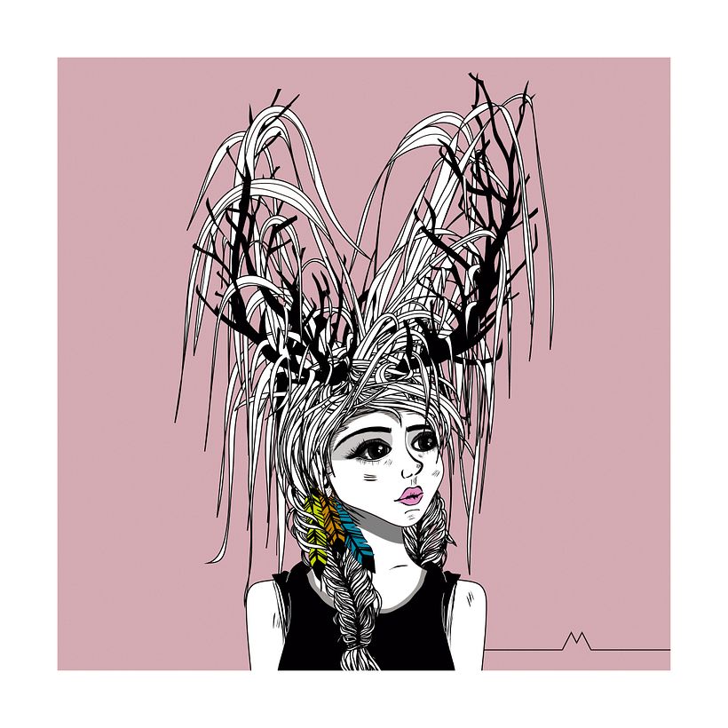 Mis nenas - Ilustración tradicional