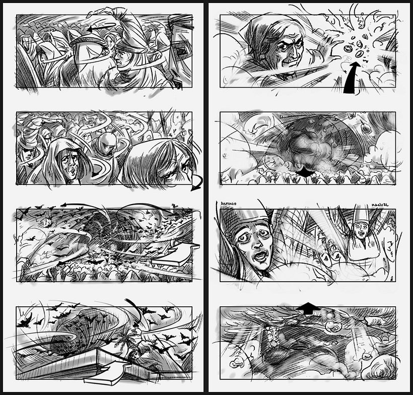 Las Brujas de Zugarramurdi / Witching and Bitching - Alex de la Iglesia (Film storyboards) 1