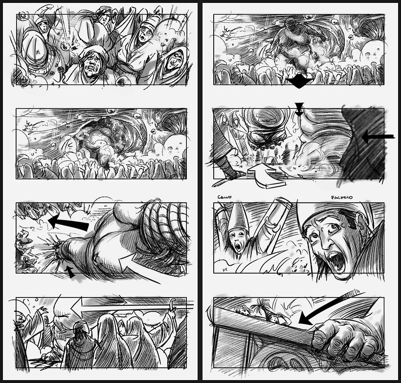 Las Brujas de Zugarramurdi / Witching and Bitching - Alex de la Iglesia (Film storyboards) 2