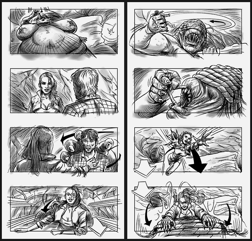 Las Brujas de Zugarramurdi / Witching and Bitching - Alex de la Iglesia (Film storyboards) 6