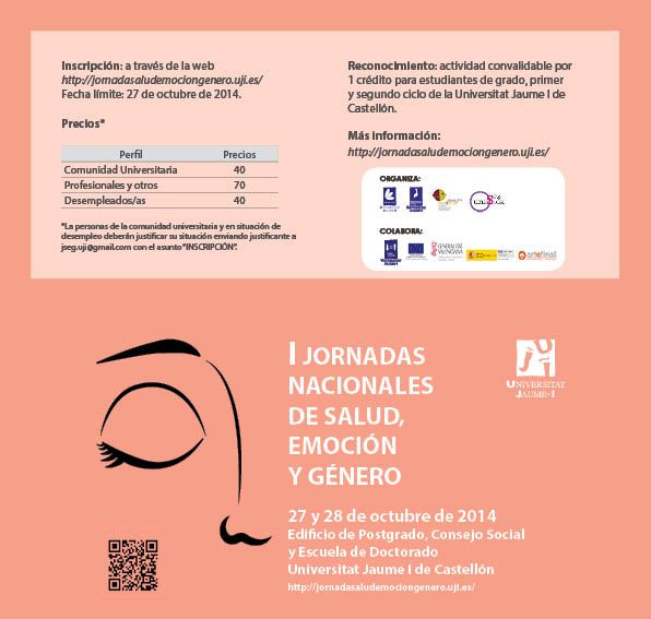 Cartelería Jornadas de Salud, Emociones y Género 0