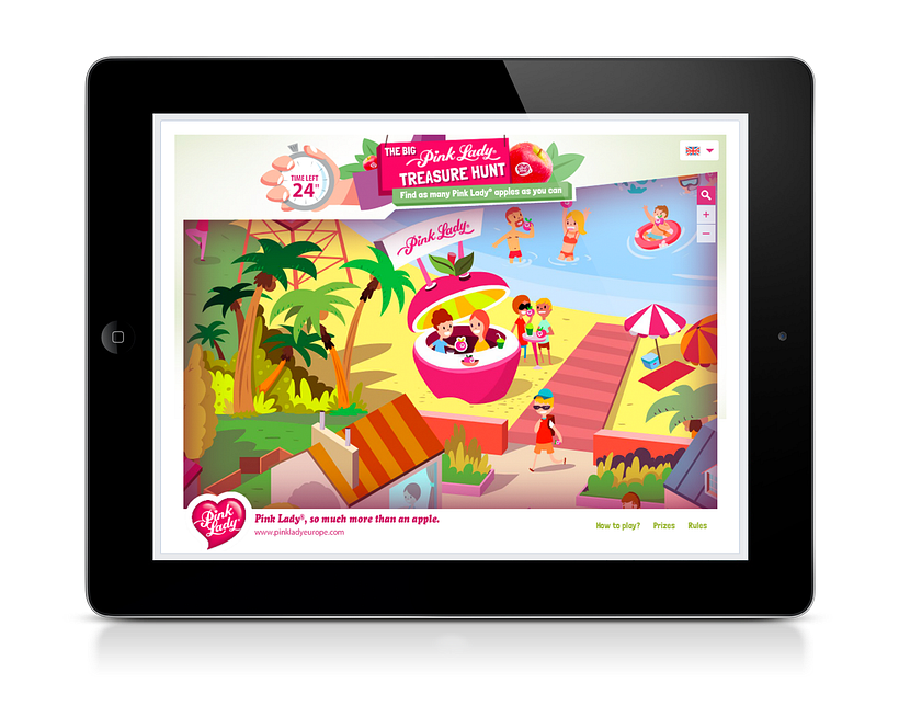 Ilustraciones para Juego en Facebook. Pink Lady. 13