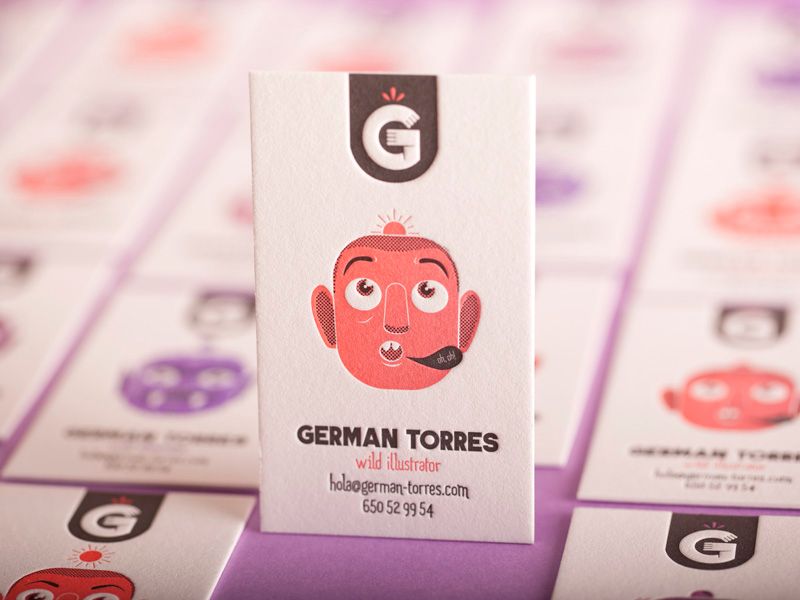 Wild Illustrator business cards 4