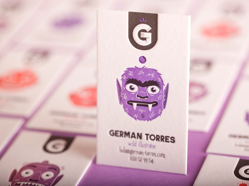 Wild Illustrator business cards 6