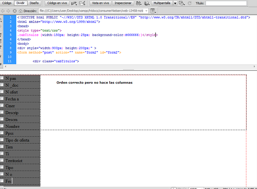Ayuda con div en CSS. Ordenar uno de bajo del otro 2
