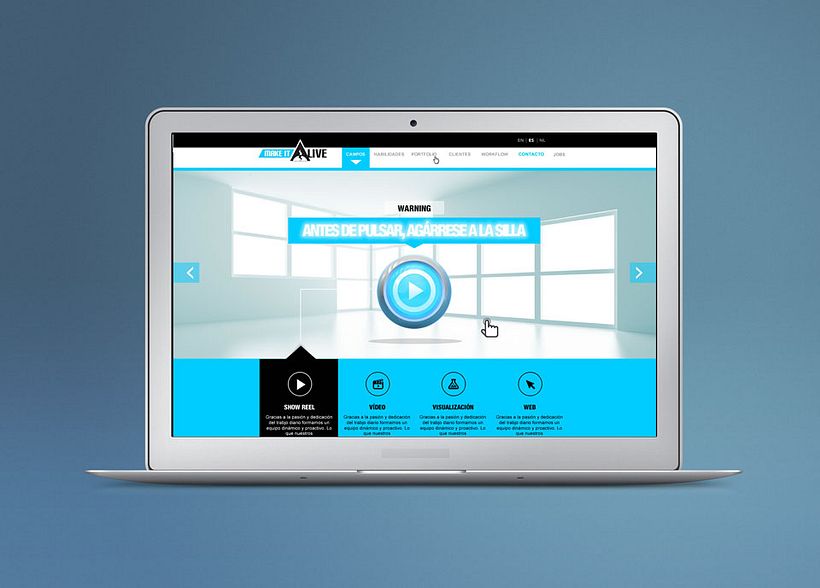 MakeitAlive - Web design & concept -1