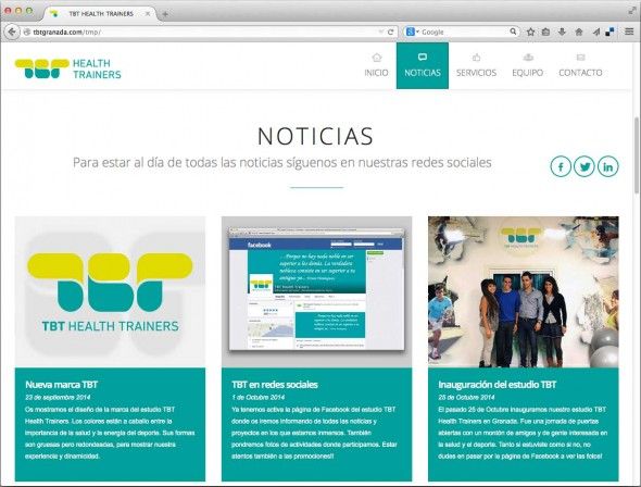 Diseño de marca para TBT Health Trainers 5
