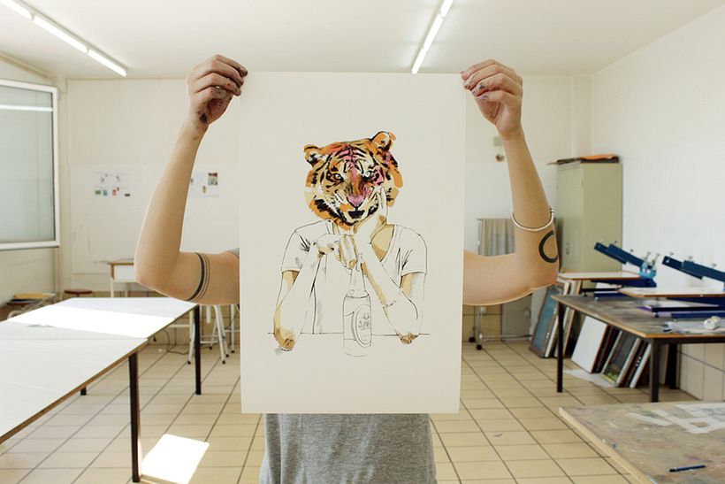 A tiger in Hamburg 1