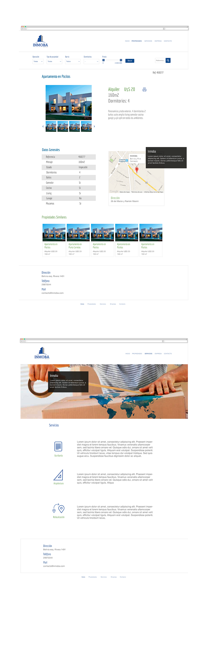 INMOBA - Propuesta web - Design