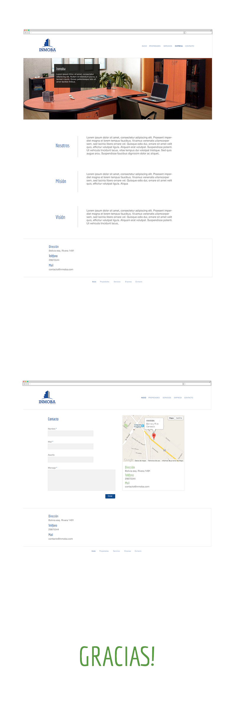 INMOBA - Propuesta web - Design