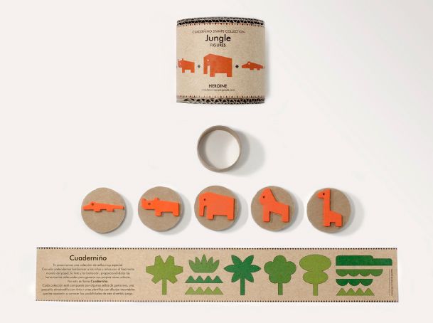 Jungle stamps set 4