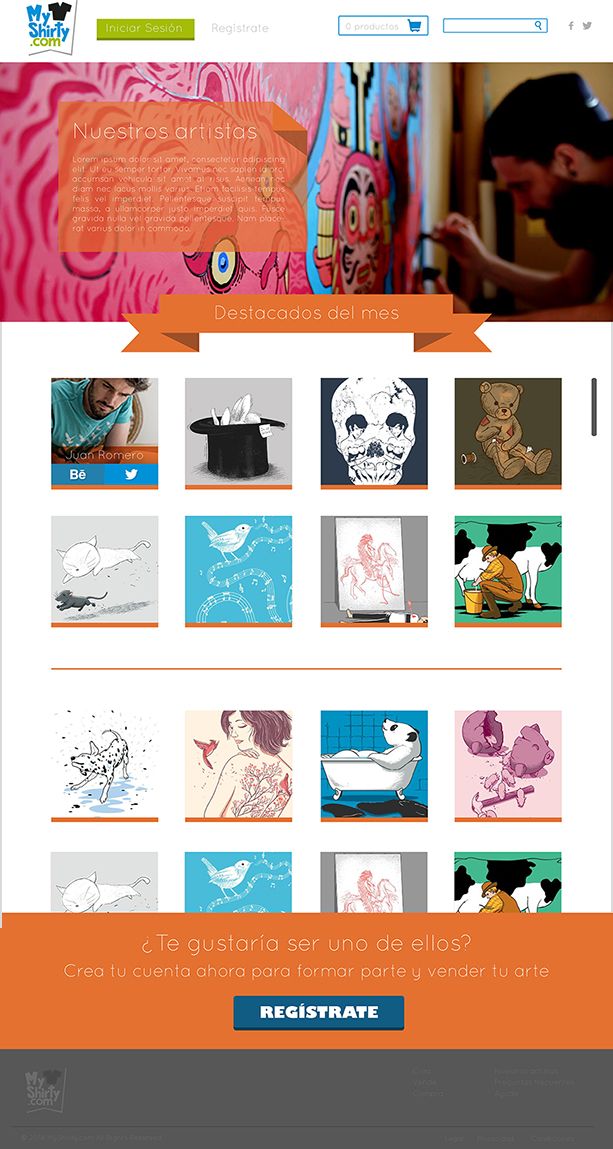 Lanzamiento web y Facebook | MyShirty.com 3