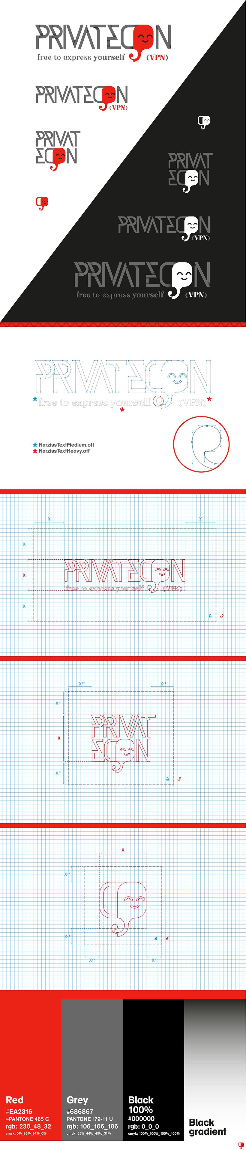 Logo responsive "Privatecon" 3
