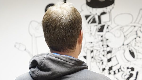 Mural en las oficinas de Fugu 12