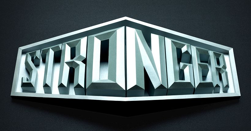 Crea un signage tridimensional con letras de papel con Lobulo 3