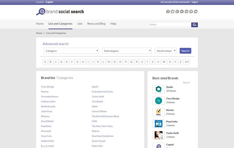 Brand Social Search 2
