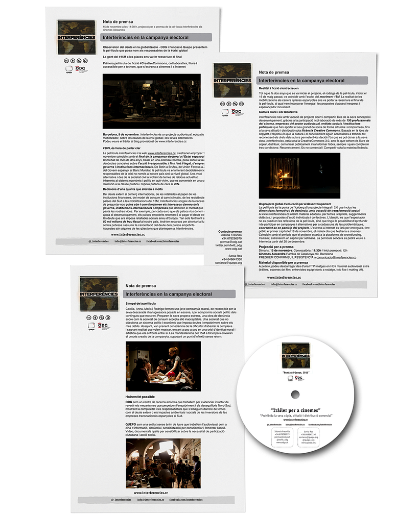 interferències - Dirección de arte