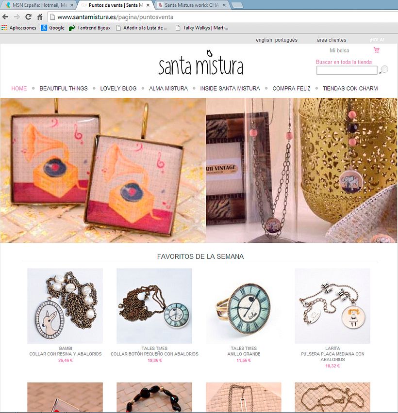 Web Design for Santa Mistura -1